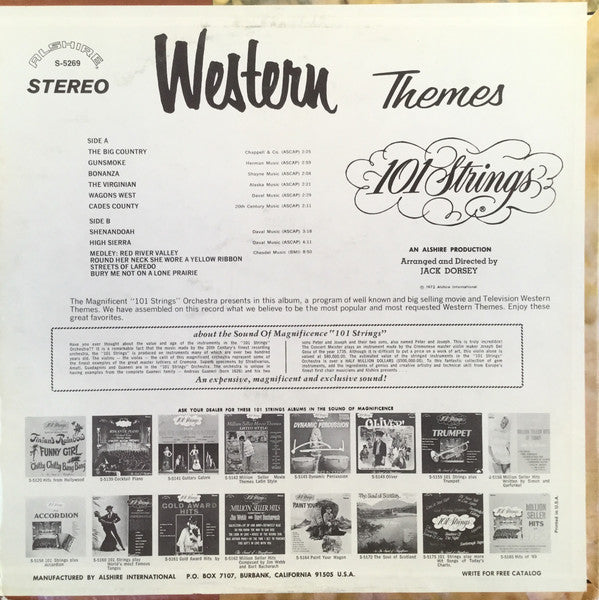 101 Strings - Western Themes Volume 1 (LP, Album)