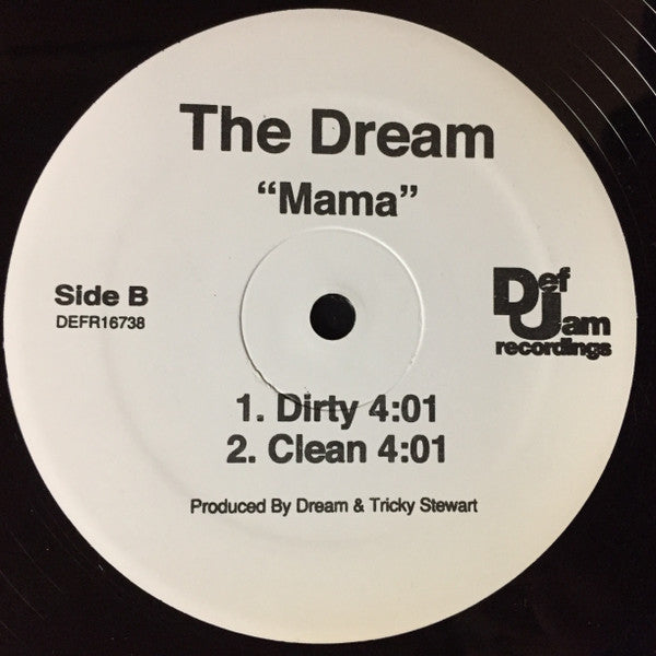 The-Dream - Livin' A Lie / Mama (12"")