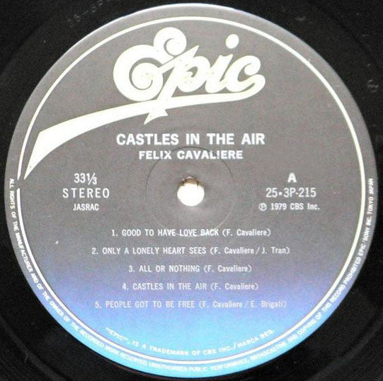 Felix Cavaliere - Castles In The Air (LP, Album)