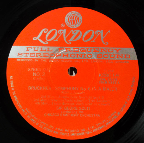 Anton Bruckner - Symphony No. 6(LP, Album)
