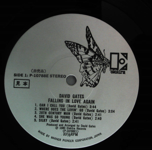 David Gates - Falling In Love Again (LP, Promo)