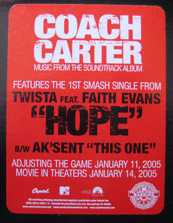 Twista feat Faith Evans / Ak'Sent - Hope / This One (12"", Promo)