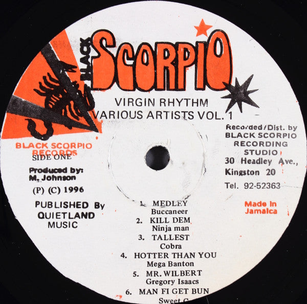 Various - The Virgin Rhythm - Vol. 1 (LP, Comp)