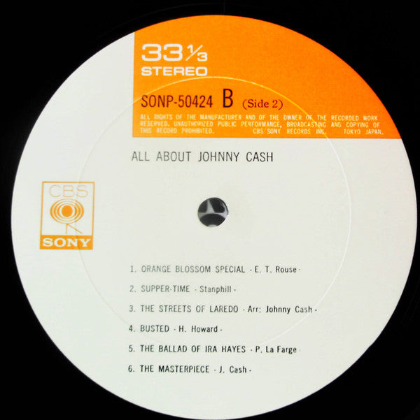 Johnny Cash - All About Johnny Cash (2xLP, Album, Comp, Gat)