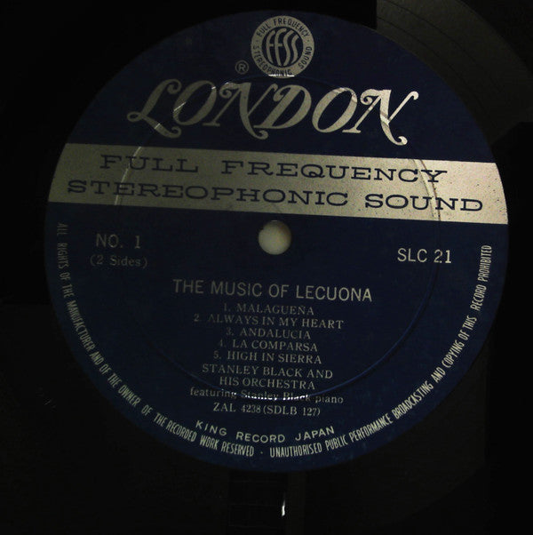 Stanley Black & His Orchestra - The Music Of Lecuona (LP)