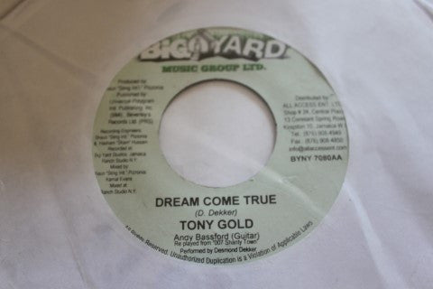 Daville / Tony Gold - Fling It Pon Me /  Dream Come True (7")