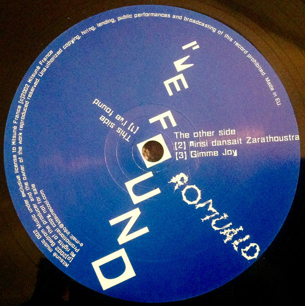 Romuald - I've Found (12", Promo)