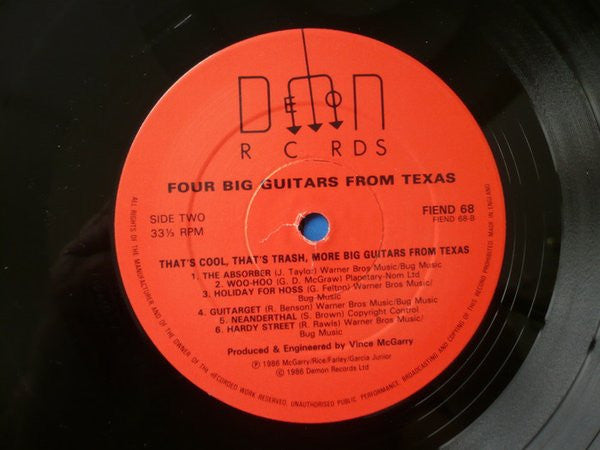 4 Big Guitars From Texas* - That's Cool, That's Trash, More Big Guitars From Texas (LP, Album)