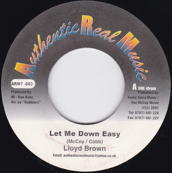 Frankie Paul / Lloyd Brown - Rise / Let Me Down Easy (7"", Single)