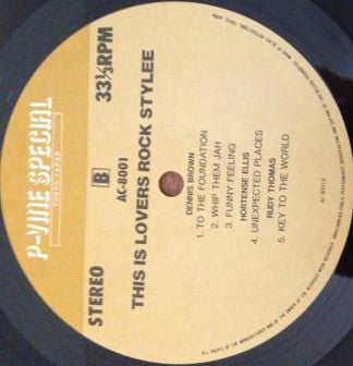 Various - This Is Lovers Rock Stylee (LP, Comp)