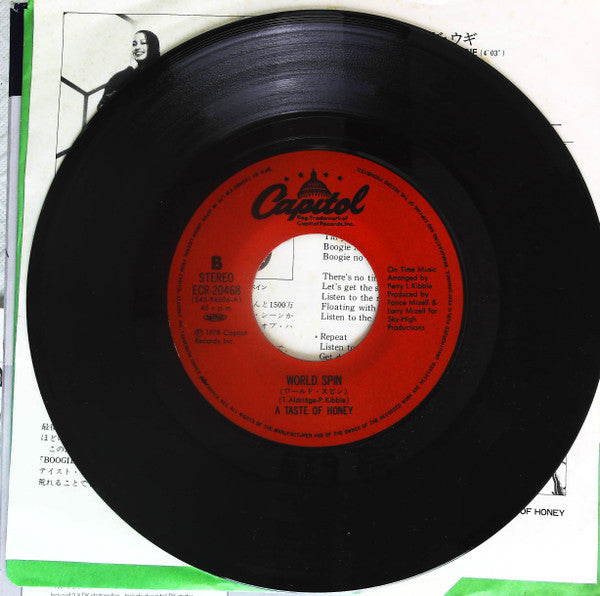 A Taste Of Honey - Boogie Oogie Oogie (7"")