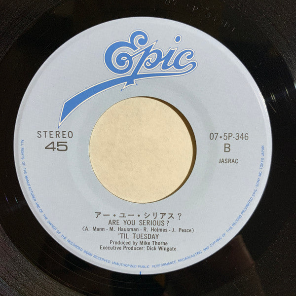 'Til Tuesday - 愛のＶｏｉｃｅｓ（ボイセズ）= Voices Carry(7", Single)