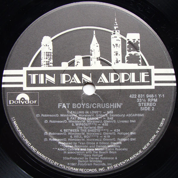 Fat Boys - Crushin' (LP, Album)