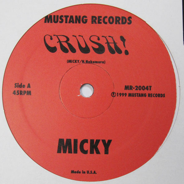 Micky - Crush! (12"")