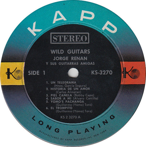 Jorge Renan, Jose Montalbo, Buster Salazar - Wild Guitars (LP, Album)