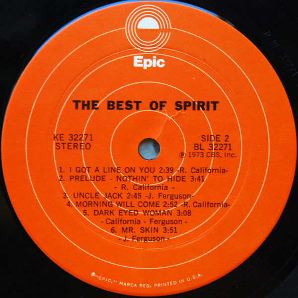 Spirit (8) - The Best Of Spirit (LP, Comp, Ter) – mion.records