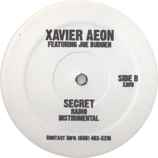 Xavier Aeon Featuring Elephant Man / Joe Budden - Rub 1 Out / Secret (12", Promo)