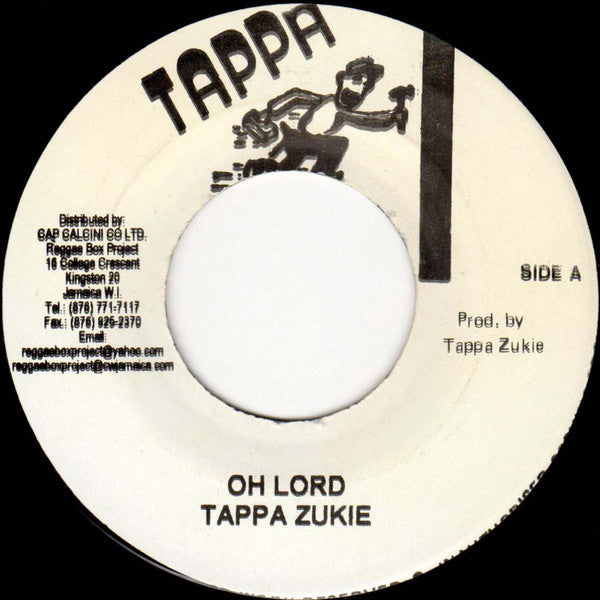 Tappa Zukie* - Oh Lord (7"", RE, Bla)