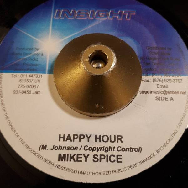 Mikey Spice - Happy Hour (7"")