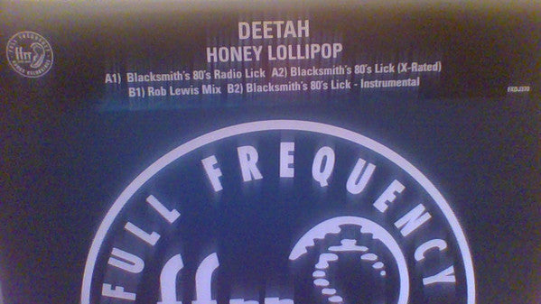Deetah - Honey Lollipop (12", Promo)