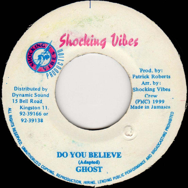 Ghost (6) - Do You Believe (7"")