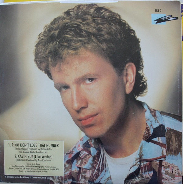 Tom Robinson - Rikki Don't Lose That Number (12"")