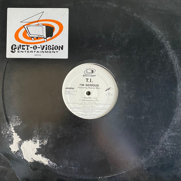 T.I* Featuring Beenie Man - I'm Serious (12"", Promo)