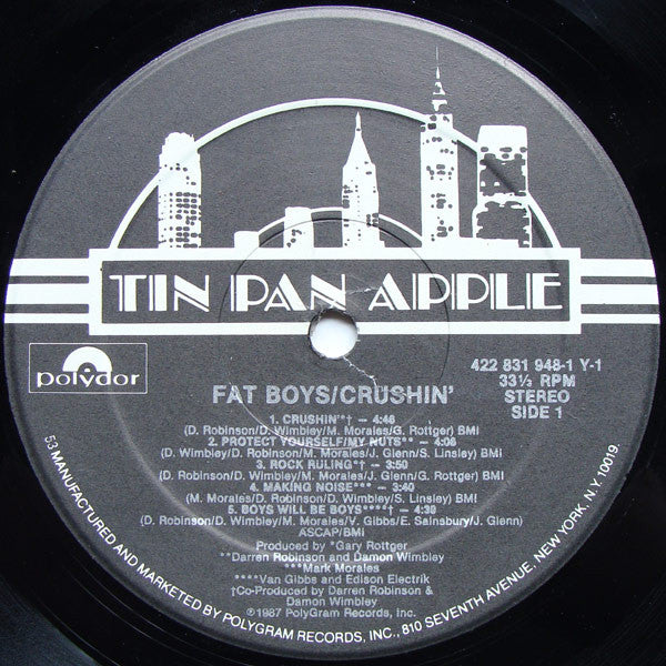 Fat Boys - Crushin' (LP, Album)