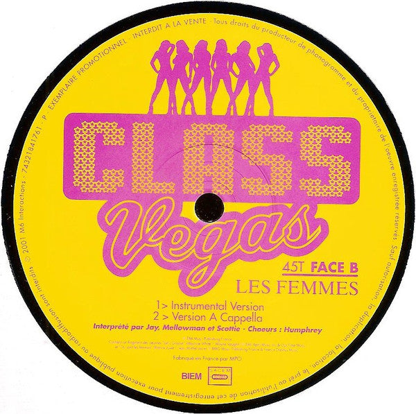 Class Vegas - Les Femmes (12", Promo)