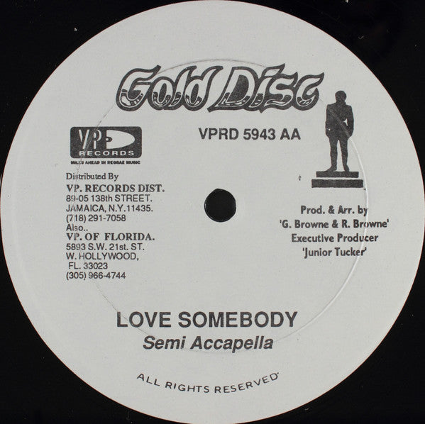 Junior Tucker - Love Somebody (12"")