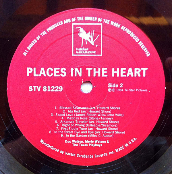 Various - Places In The Heart (LP)