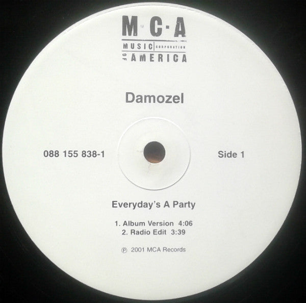 Damozel - Everyday's A Party (12"")
