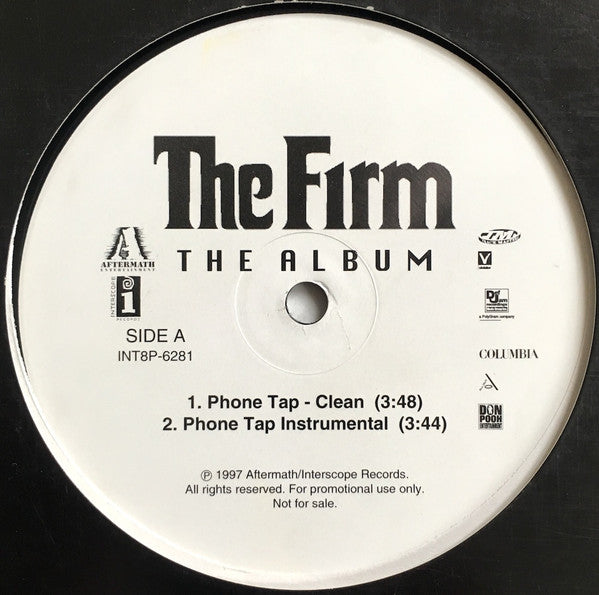 The Firm (6) - Phone Tap / Firm Biz (Remix) (12"", Promo)