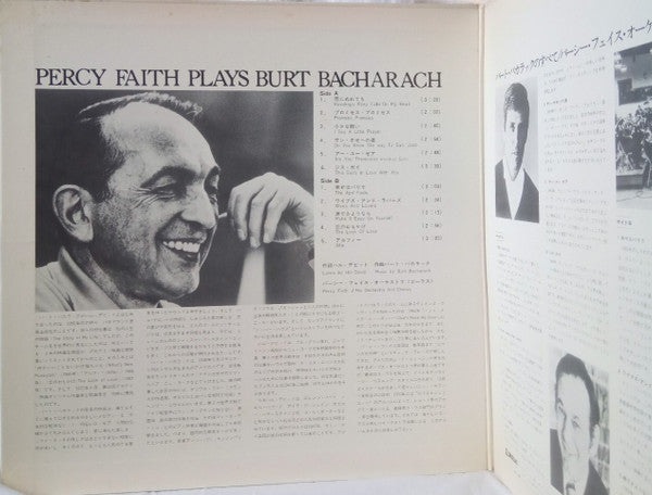 Percy Faith And His Orchestra And Chorus - Percy Faith Plays Burt B...