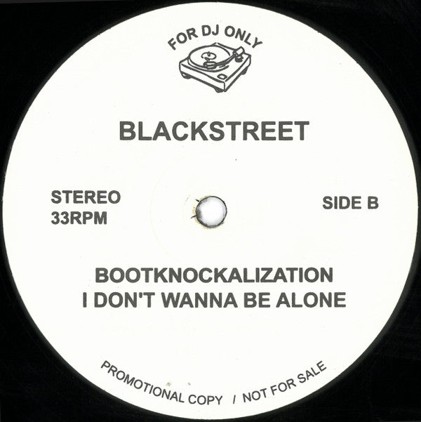 Blackstreet - I Like It / Bootknockalization / I Don't Wanna Be Alone (12", Promo, Unofficial)