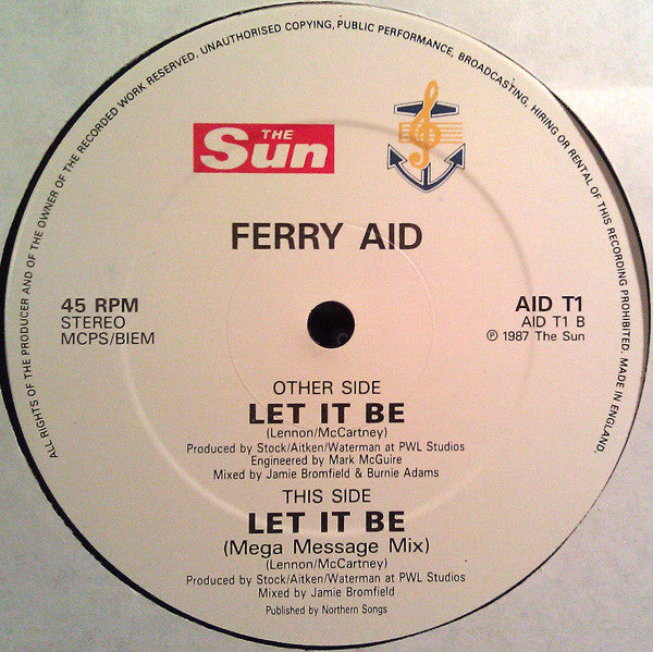 Ferry Aid - Let It Be (12"", Single)