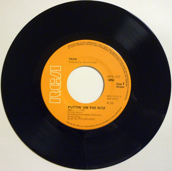 Taco - Puttin' On The Ritz / Livin' In My Dreamworld (7", Single)