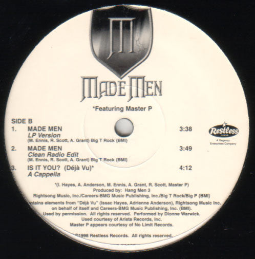 Made Men - Is It You / Made Men (12", Maxi)