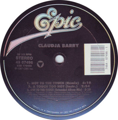 Claudja Barry - Hot To The Touch (12"")