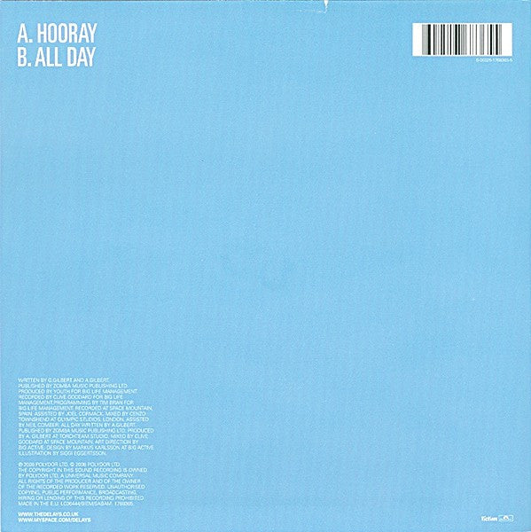 Delays - Hooray (7"", Single, 3/3)