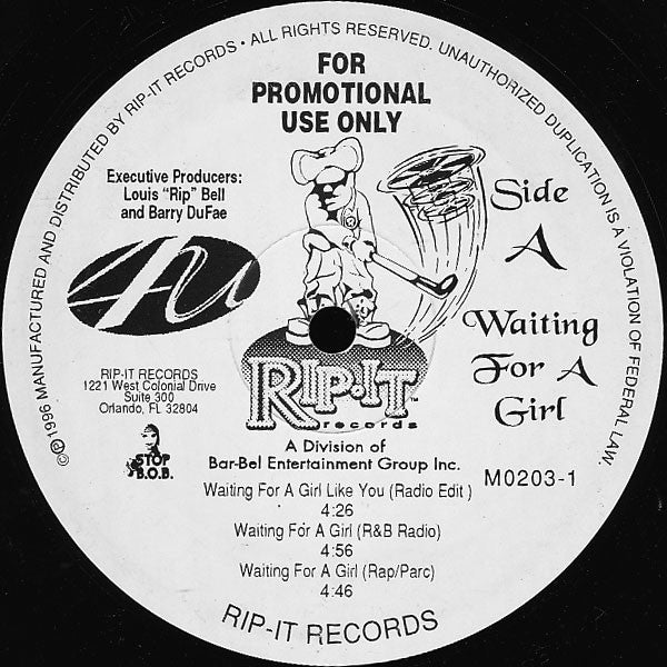 4U (3) - Waiting For A Girl Like You (12"", Promo)