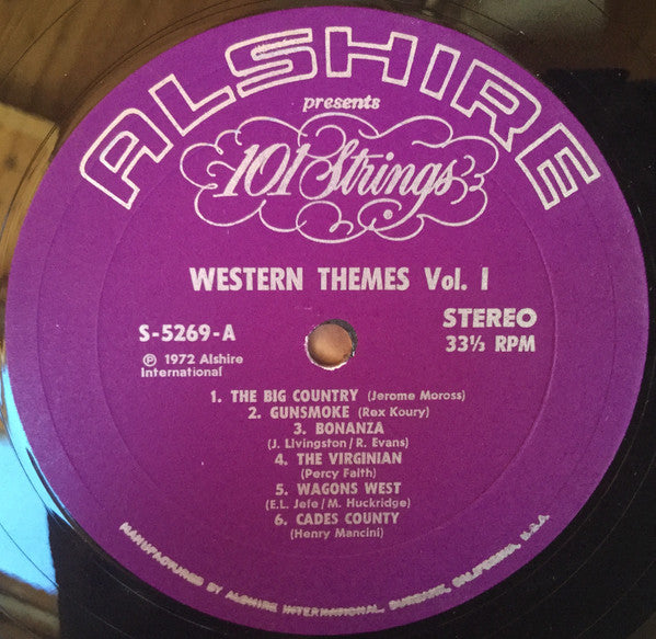 101 Strings - Western Themes Volume 1 (LP, Album)