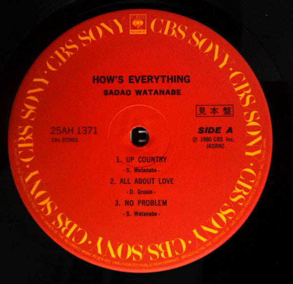 渡辺貞夫* - How's Everything (LP, Promo)