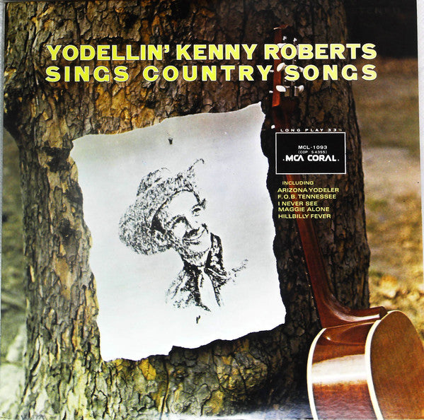 Yodellin' Kenny Roberts* - Sings Country Songs (LP, Mono, RE)