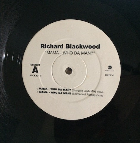 Richard Blackwood - Mama - Who Da Man? (12"", Single)