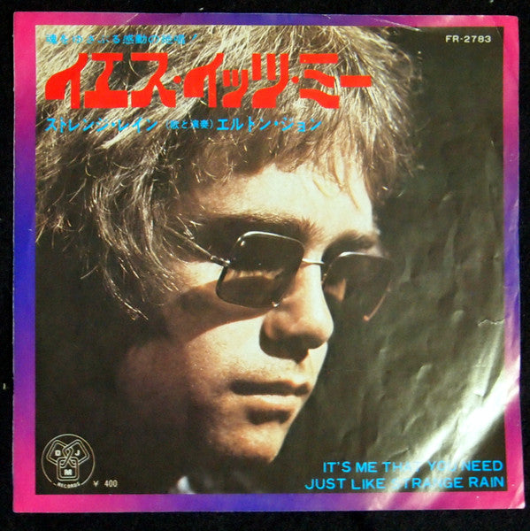 Elton John - It's Me That You Need (7"", Single, RE, Red)