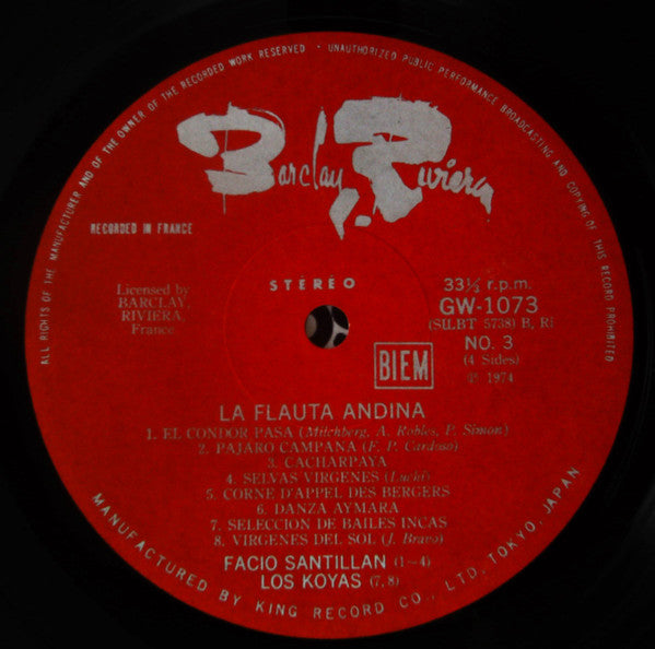 Various - La Flauta Andina (2xLP, Album, Comp, Gat)