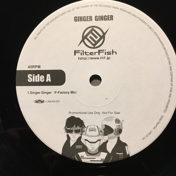 Filter Fish - Ginger Ginger (F-Factory Mix) (12"", Promo)