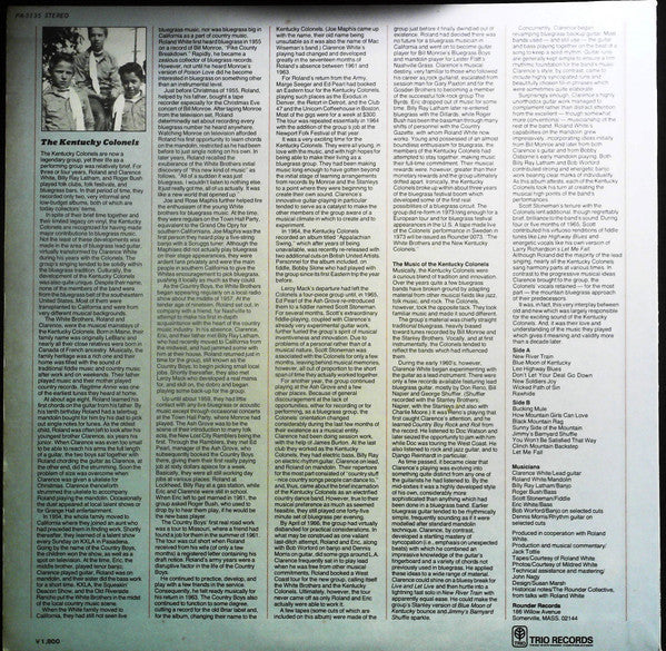 The Kentucky Colonels Feat. Roland* And Clarence White (2) - 1965-1966 (LP)