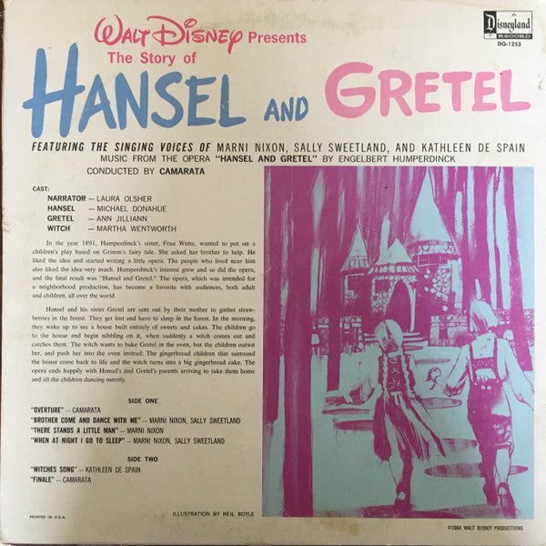 Various - Walt Disney Presents The Story Of Hansel And Gretel (LP)